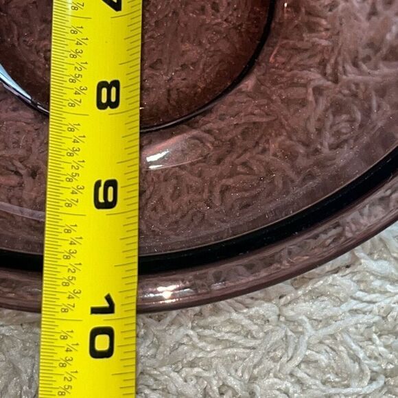 Vintage Pyrex CRANBERRY Purple Glass 2.5L MIXING 10" Nesting Bowl #325 USA - Picture 6 of 12